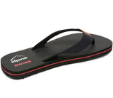 Alpine Swiss Mens Flip Flops Lightweight Thong Sandals Beach Slides EVA Sole for – Black