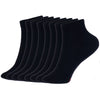 Alpine Swiss Mens Ankle Socks 8 Pack Cotton Athletic Performance Socks for Men – Black