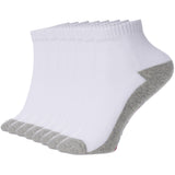Alpine Swiss Mens Ankle Socks 8 Pack Cotton Athletic Performance Socks for Men – White