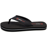Alpine Swiss Mens Flip Flops Lightweight Thong Sandals Beach Slides EVA Sole for – Obsidian Black