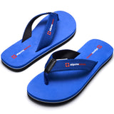 Alpine Swiss Mens Flip Flops Lightweight Thong Sandals Beach Slides EVA Sole for – Royal Blue