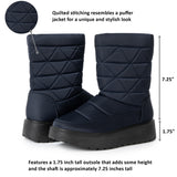Alpine Swiss Zoey Women’s Winter Boots – Navy