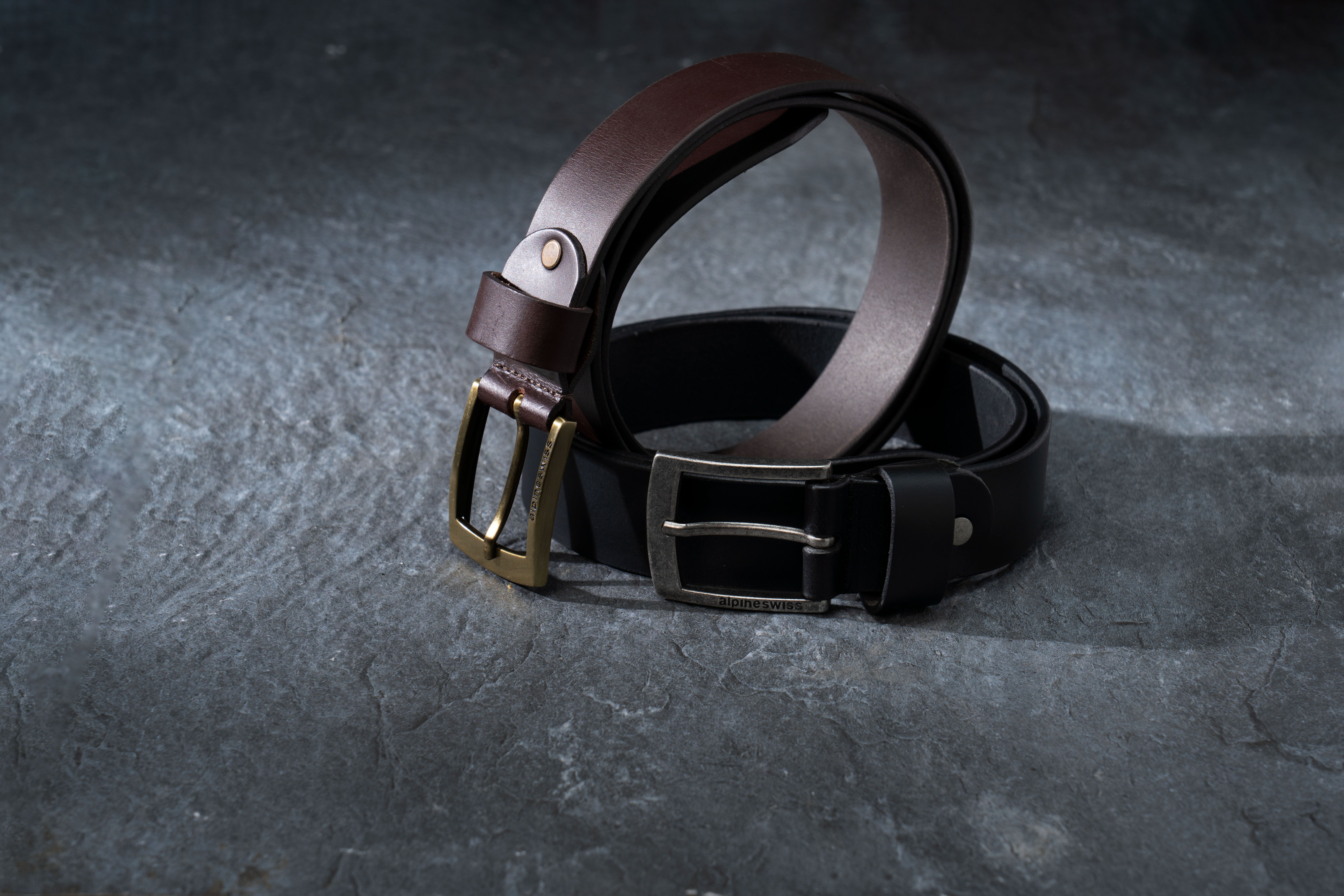men's minimalist dress belt